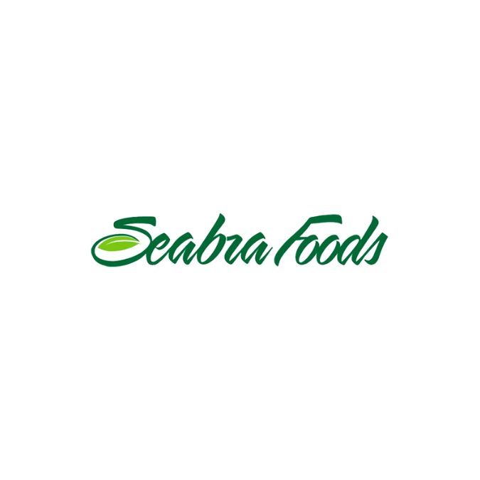 Seabra Foods logo with stylized green text.